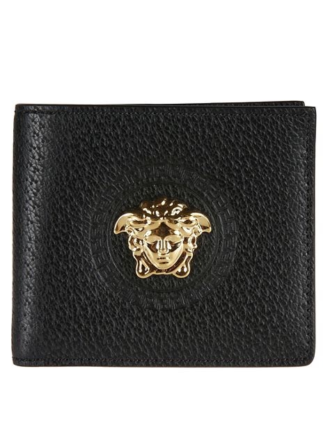 versace mens wallet singapore|Versace leather wallet.